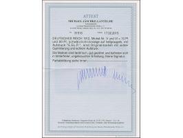 1912, E.EL.P. 10 und 20 Pfg., ungebraucht, in tadelloser Erhaltung, unsigniert mit Fotoattest Jäschke-L. BPP (2015)