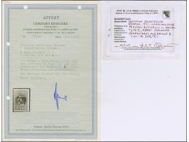 1941, 3 Kopeken dunkelgrünlichblau, gezähnt, mit Aufdruckfehler “9 in 1941 größer und 41 mager", sauber ungebraucht, eine sel