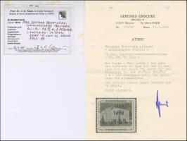 1941, Pavillon Ferner Osten 15 Kopeken, mit Aufdruckfehler “Vi statt VI”, sauber mit Teilstempel “(TELSIAI)" entwertet, tadel