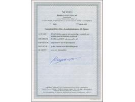 1918, Bestellgeldmarke 40 K. auf 30 Pfg. schwarz, sauber ungebraucht, tadellos, sign. sowie Fotoattest Huylmans BPP (2025)