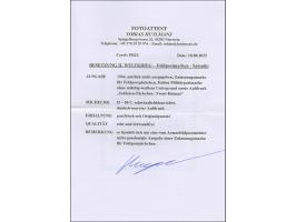 SALONIKI: 1944, 1. Auflage ohne milchig weißen Hintergrund: 50 C. schwärzlichblauviolett, postfrisch, tadellos, Fotoattest Hu