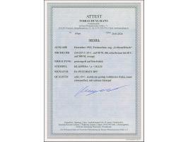 1923, Grünaufdruck 15-60 Cent, je farbfrisch und gut gezähnt, sauber mit Stempel “KLAIPEDA 18.I.24” auf Briefstücken, 15 C. e