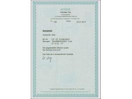 1932, Volkshilfe 40 C.-5 Fr., kpl. je sauber gestempelt “SAARBRÜCKEN 2 27.12.32” auf R-Brief in die Niederlande, 40 C. oben z