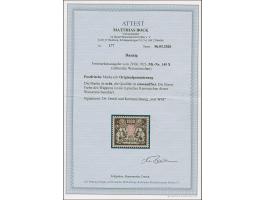 1923, Großes Staatswappen 1000 Mark, mit stehendem Wasserzeichen, in typisch blasser Farbgebung, postfrisch, tadellos, u.a. s