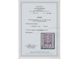 1923, Staatswappen 100 Mark, liegendes Wasserzeichen, farbfrisch und gut gezähnt, sauber zeitgerecht gestempelt, tadellos, Fo