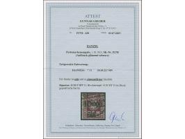 1923, 10000 auf 20 Mark, glänzender Aufdruck, farbfrisch und gut gezähnt, sauber zeitgerecht gestempelt, tadellos, u.a. sign.