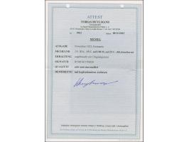 1923, 15 Centu auf 100 Markiu auf 25 Centu, kopstehender Aufdruck in Type III, sauber ungebraucht, tadellos, sign. Romeko sow