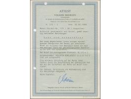 1923, Neue Währungsbezeichnung 30 Centu auf 500 Mark, doppelter Aufdruck in Type AI, sauber mit Stempel “KOLLATEN 11.9.23" au