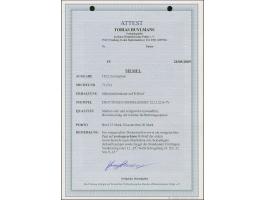 1922, 9 Mark auf 5 Franc, waagerechter Dreierstreifen und Paar, farbfrisch und gut gezähnt, sauber mit Stempel “CROTTINGEN 22