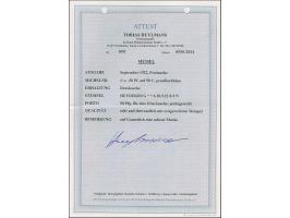 1922, 50 Pfennig auf 50 Centime preußischblau, sauber mit Stempel “HEYDEKRUG 30.9.22” auf portogerechter Drucksachenkarte nac