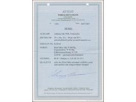 1920, 80 pfennig auf 45 Centime schwärzlicholivgrün mit Zufrankatur mit Stempel "Ruß -1.11.20" auf portogerechtem Eil-R-Brief