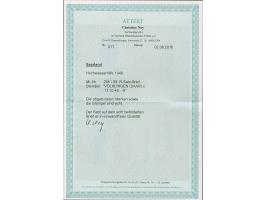 1948, Hochwasserhilfe 5-25 Fr. kpl. auf R-Ortsbrief von “VÖLKLINGEN (SAAR) c 13.10.48” nach Geislautern mit Ankunftsstempel, 