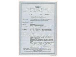 1943, Flugpost 25 Centesimi - 10 Lire, je farbfrisch und gut gezähnt, sauber mit Stempel “ZARA ARRIVE E PARTENZE -9.10.43” au