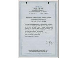 1944, Rotes Kreuz 0,15+0,85 af 25 Centesimi - 0,50+2 auf 2 Lire, sauber mit Stempel “ROZAJ 20.VIII.44” auf beschriftetem Umsc