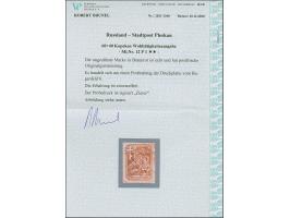 1941, Hilfe für Stadtkindergarten 60 K. lebhaftrötlichbraun, ungezähnter Probedruck auf weißem Papier ohne Wasserzeichen, von