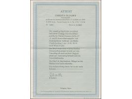 1949, Grünaufdruck 5 Pfg. - 1 M. kpl. je mit Stempel “BERLIN-CHARLOTTENBURG 1 1.8.49” auf überfrankiertem R-FDC mit österreic