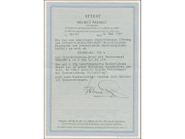 1948, Maschinenaufdruck 60 Pfg. karminrot mit Stempel “DRESDEN A20 3.1.49” auf um 4 Pfg. überfrankiertem Nachnahme-Ortsbrief,