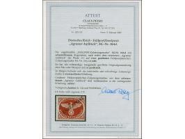 1944, Agramer Aufdruck, gezähnt, Aufdruck schwarzblau, postfrisch und tadellos; ProFi hat in postfrischer Erhaltung nur eine 