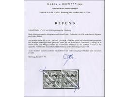 1923, Airmail 10 mark, Päevaleht perforation, used, very fine, a scarce stamp, signed Eichenthal and certificate v. Hoffmann