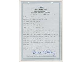 1923, Airmail 45 mark, with wide distance between "5 and Marka", imperforated, tied by cds. “TALLINN 19 7 24”, very fine, cer