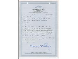 1928, Coat of arms 1senti, imperforated without burelage, block of four with upper sheet margins, mint never hinged, fine, ce