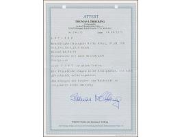 1931, Red Cross 2-20 senti, imperforated proofs, mint never hinged, very fine, certificate Löbbering BPP (2013)