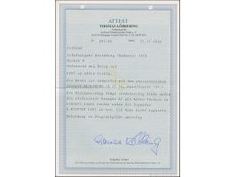 1918, 20 (kopeks) on 2 kopeks, wide margins all around, tied by cds. "WESENBERG 18 11 18" to cover, folded once not affecting