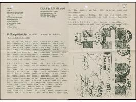 1919, 2-10 kopeks, with additional franking tied by cds. "REVAL -2 5 19" (!!) to slightly overpaid registered cover addressed