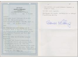 1919, 5 rubel, tied by cds. "TALLIN -9 7 (19) to small piece, very fine, a rare stamp with only 40 printed, very few of these