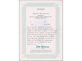 1919, Handstamp on 10 kopeks blue, tied by cds. “MITAVA 19 10 19” to piece, fine and scarce, certificate Wassmann (2001)