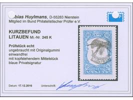 1926, Airmail 20-60 centu, small group containing 20-60 centu with “double paper variety” (20c. missing the second paper), 20