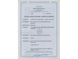 1919, 50 sk. on 1 kopek orange imperforated, from the upper left sheet corner, tied by provisional cancel “GRODNO” to small p