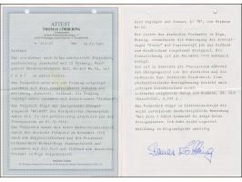 "Eesti" als handschriftlicher Vermerk auf Germania 10 Pfennig rot mit Stempel "WOLMAR" auf Bildpostkarte nach Mitau, die Kart