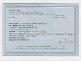 “3/Berlin-Baumschulenweg” (Arge 3/28c) auf Arbeiter 10 Pfg., postfrisch, tadellos; der Aufdruck des Numeratorstempels ist seh