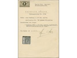 1¼ Sch. malvenfarben, farbfrisch und allseits breitrandig, links mit ca 5 mm Bogenrand, mit Reihenzähler “10”, ungebraucht mi