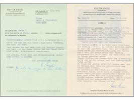 1⁄2 Sch. schwarz in Mischfrankatur mit Lübeck 1863/67, 1⁄2 Sch. grün und 1 Sch. orange, mit über alle Werte gehendem klarem D