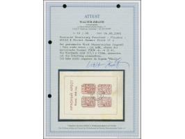 1941, Stadtkindergärten-Block mit liegendem Wasserzeichen, sauber gestempelt, tadellos, sign. EKeiler und Fotoattest Zirath B