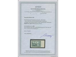 1924, Burg Rheinstein 1 M. schwärzlichgrautürkis, Probedruck, ungezähnt auf ungummiertem Papier, ohne Wasserzeichen, mit rech