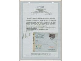 1941, König Peter II. 5,50 Dinar, waagerechtes Paar, sauber mit Stempel “BEOGRAD -6.VI,41” auf doppelt schwerem R-Brief mit Z