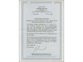 1942, Flugpost 20 auf 30 Dinar mit Zufrankatur mit Stempel “BEOGRAD 5.X.42” auf portogerechtem Eil-R-Brief, per Luftpost nach