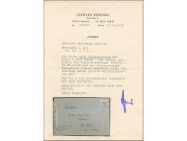 1941, König Peter II. 2 Dinar lilakarmin, ohne Netzüberdruck, sauber mit Maschinenstempel “BEOGRAD 25.IX.41” auf portogerecht