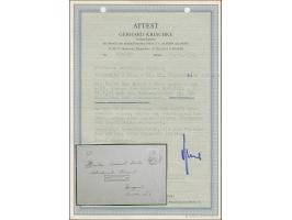 1941, König Peter II. 2 Dinar, sauber mit Stempel “KOVACICA 25.V.41” auf Brief mit nebengesetztem Zensur-Ra2 “Zensuriert 90” 