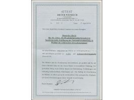 1919, Nationalversammlung 30 Pfg., Zwischenstegpaare mit Stempel “HANAU 14.9.21" auf portogerechtem Fernbrief, übliche Beförd