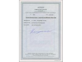 1941, Vilnius 5 K. - 1 Rbl., 1 Rbl. linkes Seitenrandstück, postfrisch, 1 Rbl. ausgabetypisch gezähnt, tadellos, unsigniert, 