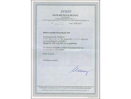 Posthorn 20+X+20 innerhalb eines Blockstückes mit 3 Zwischensteg-Streifen, postfrisch, Fotoattest H.-D.Schlegel BPP (2024)