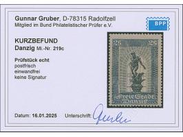 1921, Großes Staatswappen 10 M., Probedruck auf normalem Papier ohne Wasserzeichen, mit Rosettenunterdruck, in rot/schwarz, u