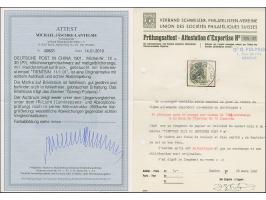 1900, Handstempel 30 Pfg., farbfrisch und gut gezähnt, sauber mit Stempel “TIENTSIN 11/1 01” auf Briefstück, tadellos, ein se