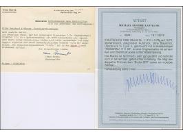 1900, 1. Tsingtau-Ausgabe, Diagonaler Aufdruck, 5 auf 10 Pfg. lebhaftlilarot, Aufdrucktype 3, ohne Blaustrich, farbfrisch und