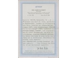 1867/68, Staatswappen 12 Kr. hellbraunviolett in Mischfrankatur mit 1868 6 Kr. ockerbraun, farbfrisch, voll- bis meist breitr