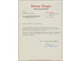 1946, Leipziger Messe-Block im großformatigen Sonderdruck mit Wasserzeichen “Stufen steigend”, Blocktype I, mit üblichem Sond